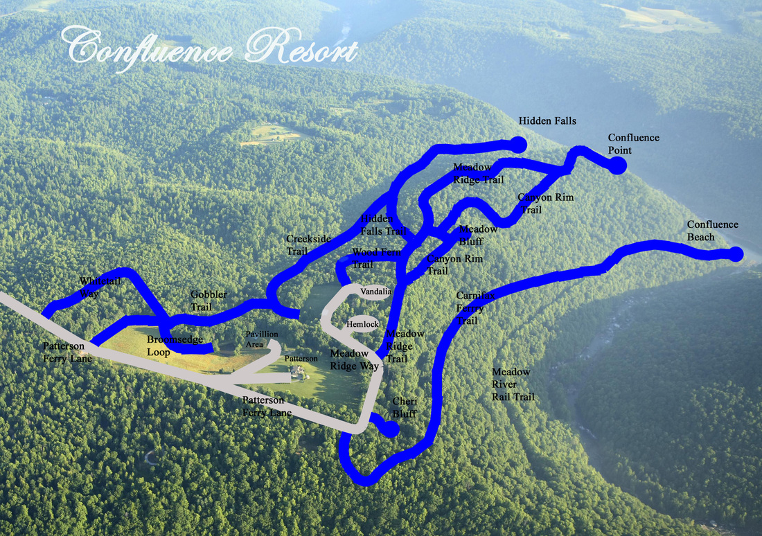 Confluence Resort Trail Map